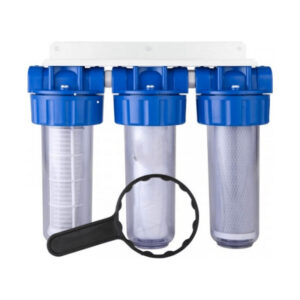 Porte filtres transparent triplex 10