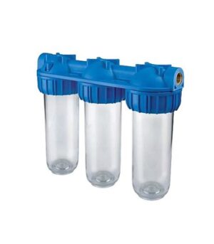 Porte filtres transparent triplex 10