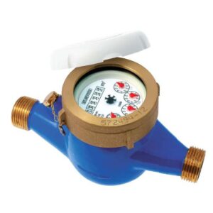 Compteur d'eau à turbine jet multiple - Eau froide